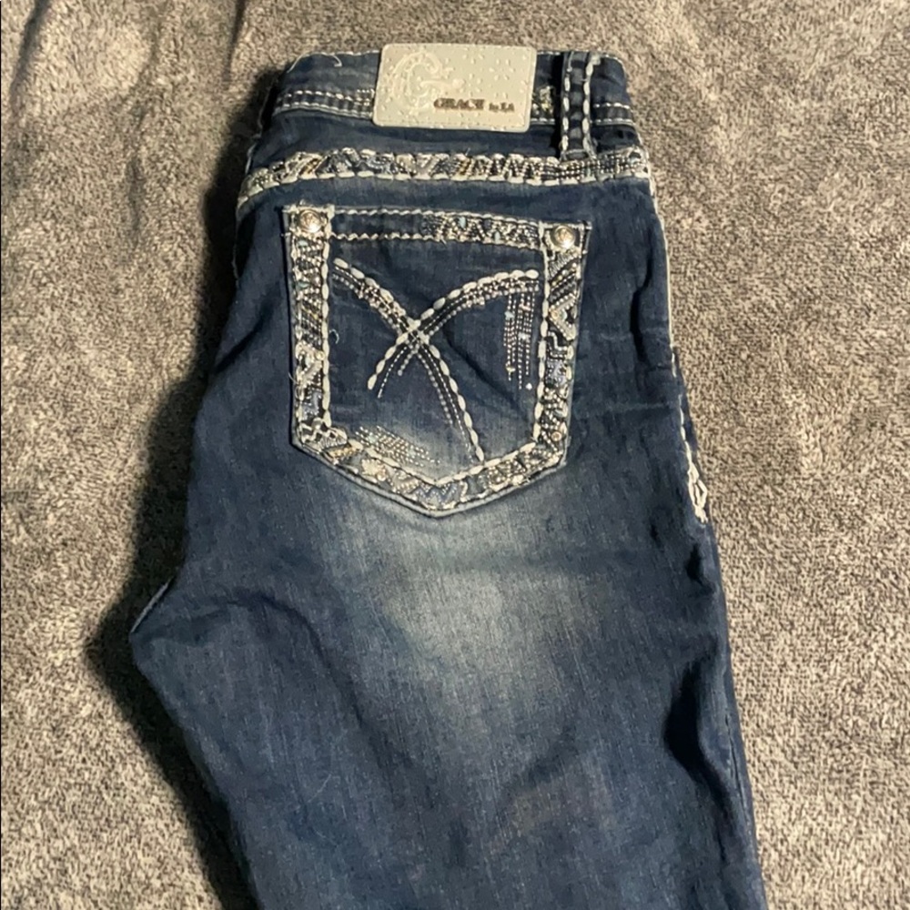 Boot cut jeans worn 2 times